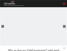 Tablet Screenshot of cafecountertops.com